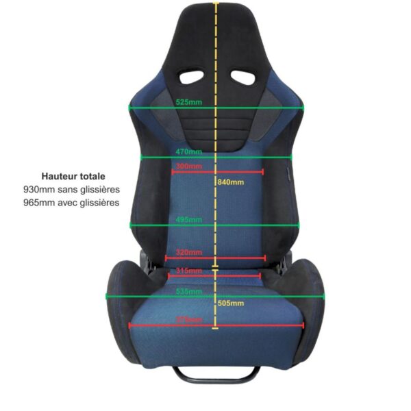 TURN ONE Apex seat with sliders