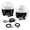 SPARCO Flux RJ-I kiivrite komplekt koos IS-200 Plus sideboxiga