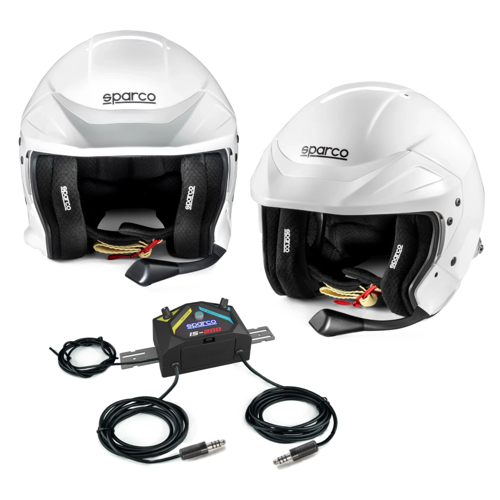 SPARCO Flux RJ-I kiivrite komplekt koos IS-200 Plus sideboxiga
